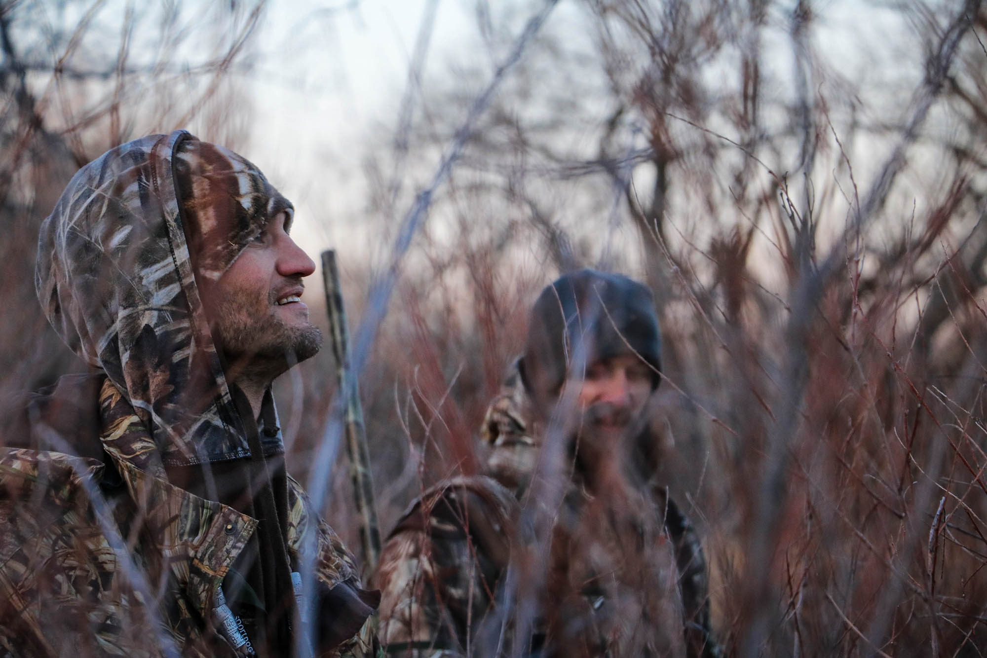 Hunters in camouflage in Ridgway